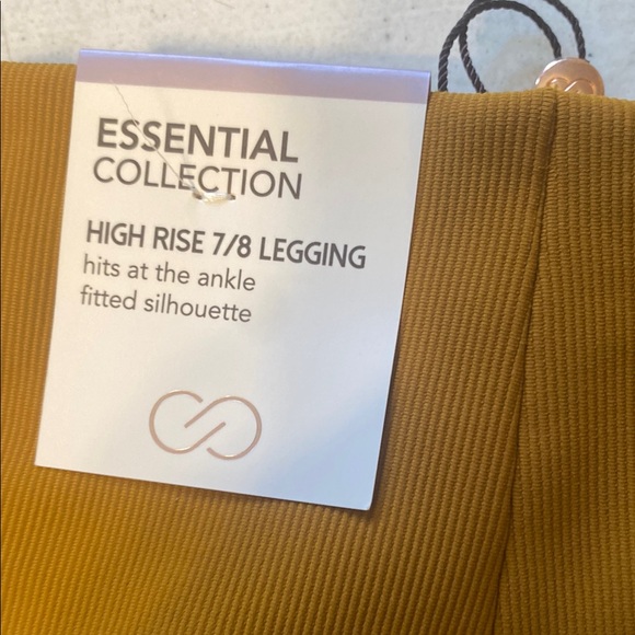 CALIA by Carrie Underwood Yellow Leggings High Waist Stretch - Picture 4 of 4